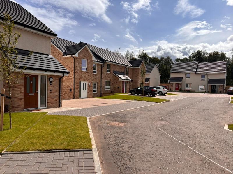 Castlehill Road, Wishaw completed homes