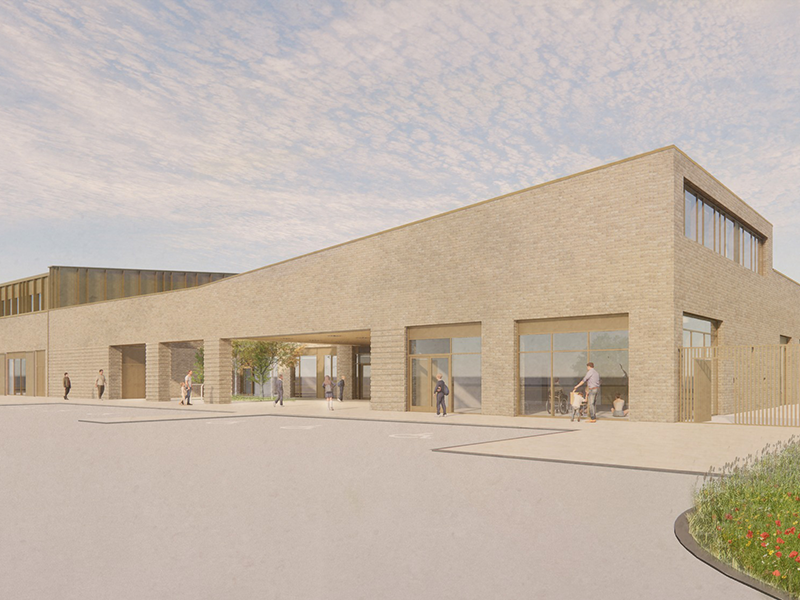 St Stephens Community Hub front entrance