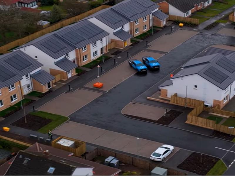 New NLC housing development at Coshneuk Road, Millerston.