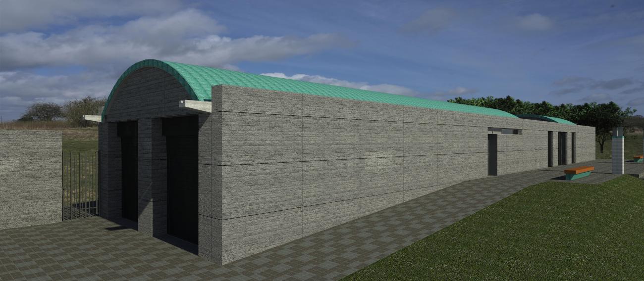 Wishaw Cemetery Left Side Exterior