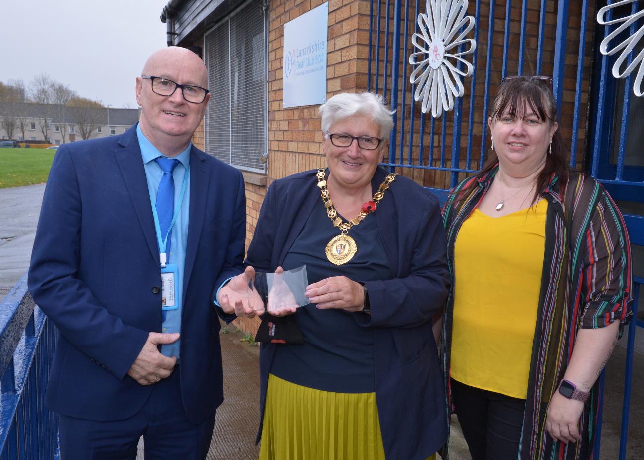 Citizenship winner Lanarkshire Deaf club