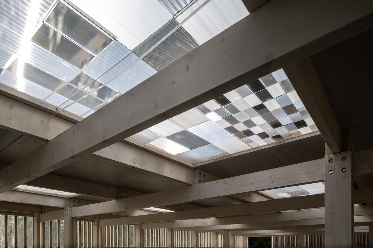 Rainbow Pavillion Interior Roof