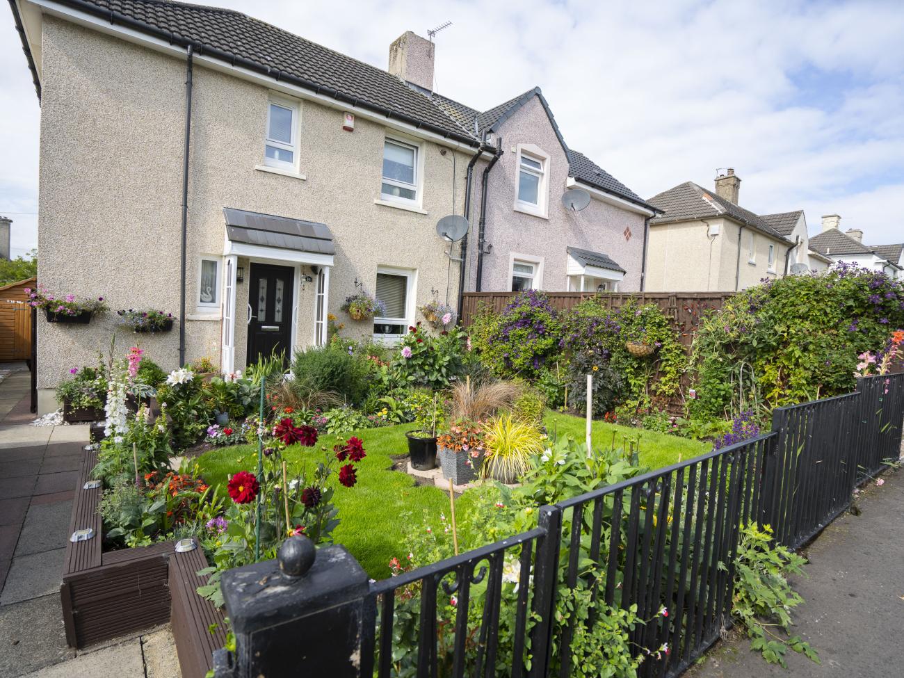 Garden in bloom house