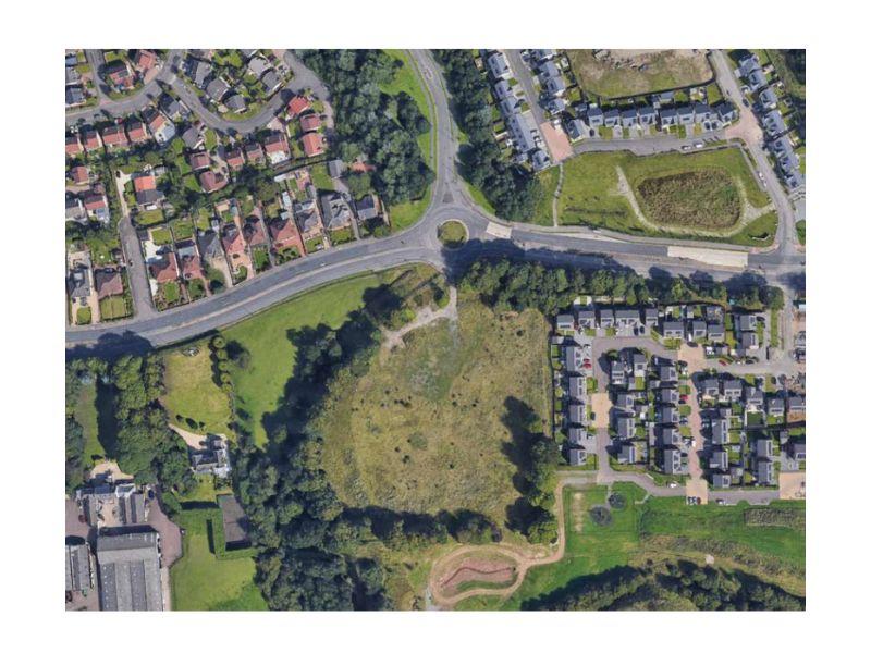 St Kevins Community Hub aerial view of site