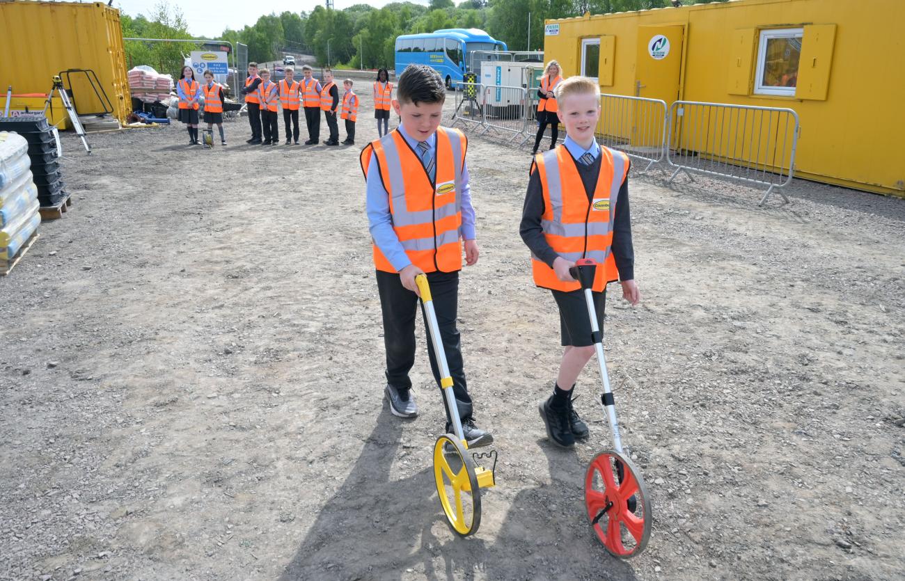 Ravenscraig active travel school visit 2