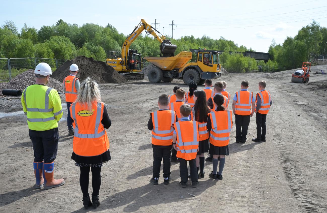 Ravenscraig active travel school visit 4