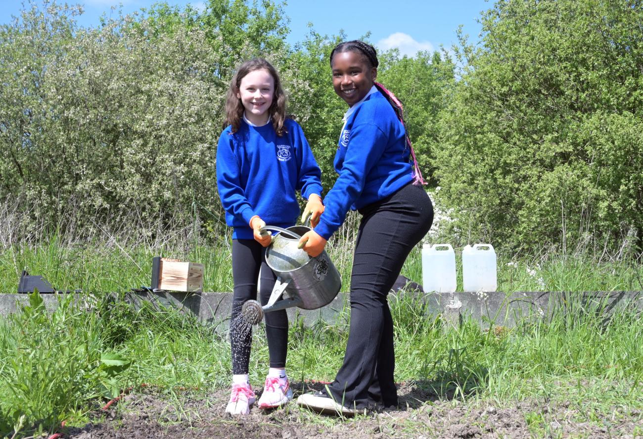 Wildflower planting PB Gartcosh 2