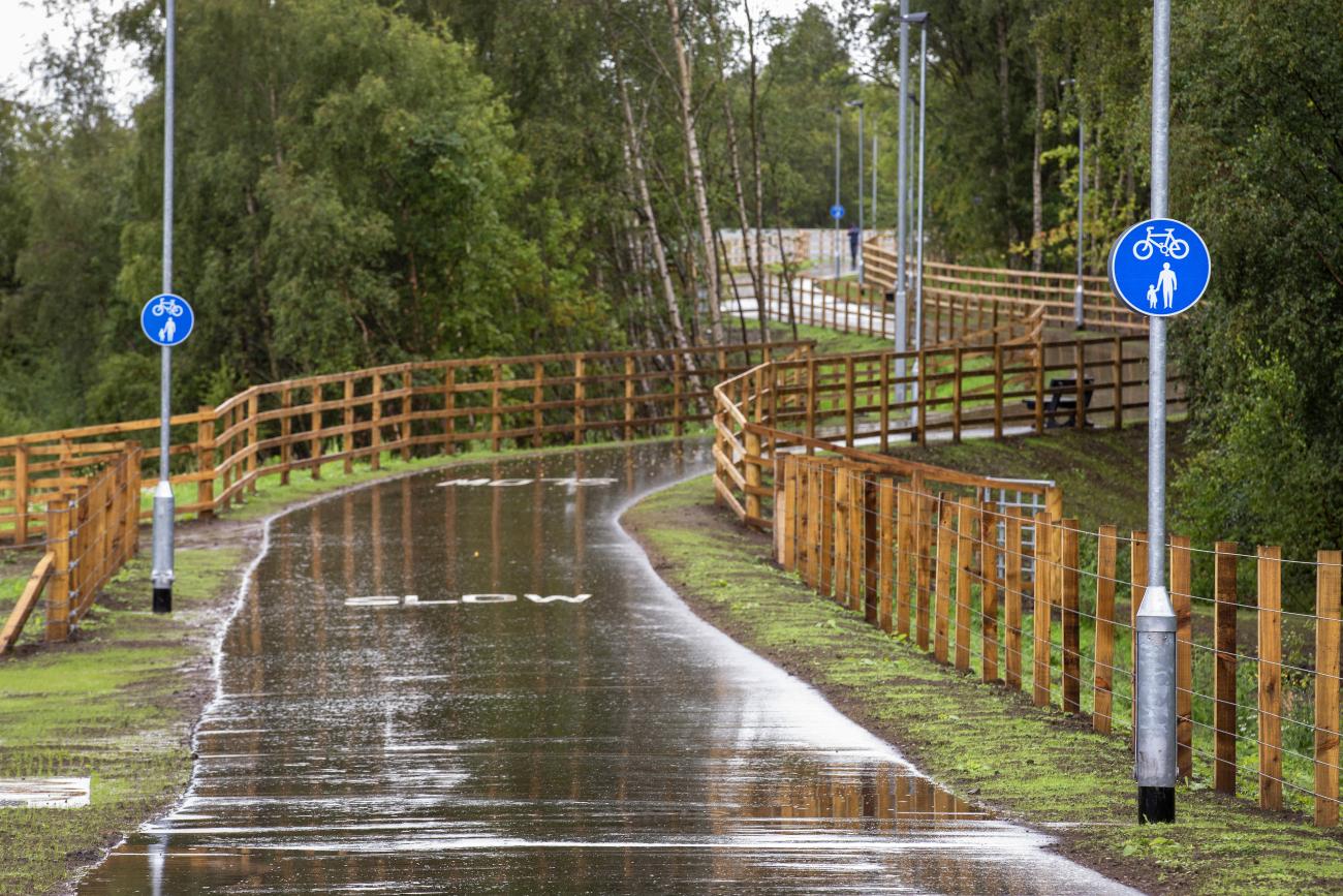 Active travel Ravenscraig Craigneuk 2