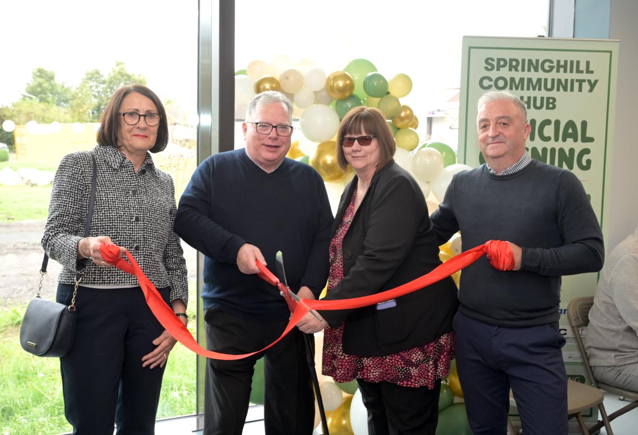 Springhill community hub, Shotts opening 2