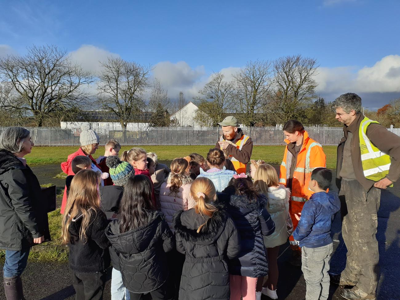 Wildflower planting at Allanton