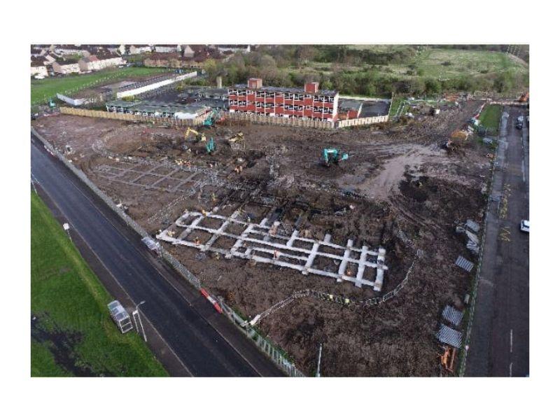 Orbiston Community Hub site progress May 2024