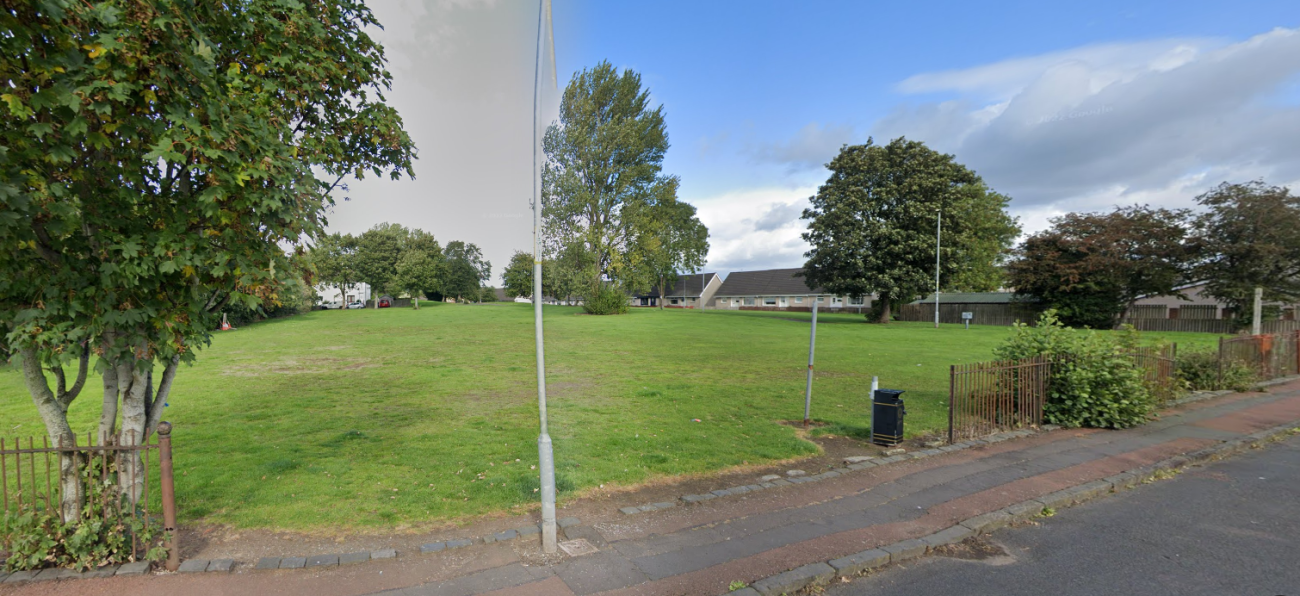 Roman Road Motherwell Play Park Before Image