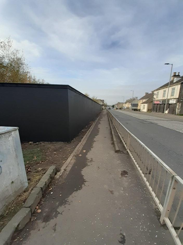 start of putting up community boards to combat waste disposal
