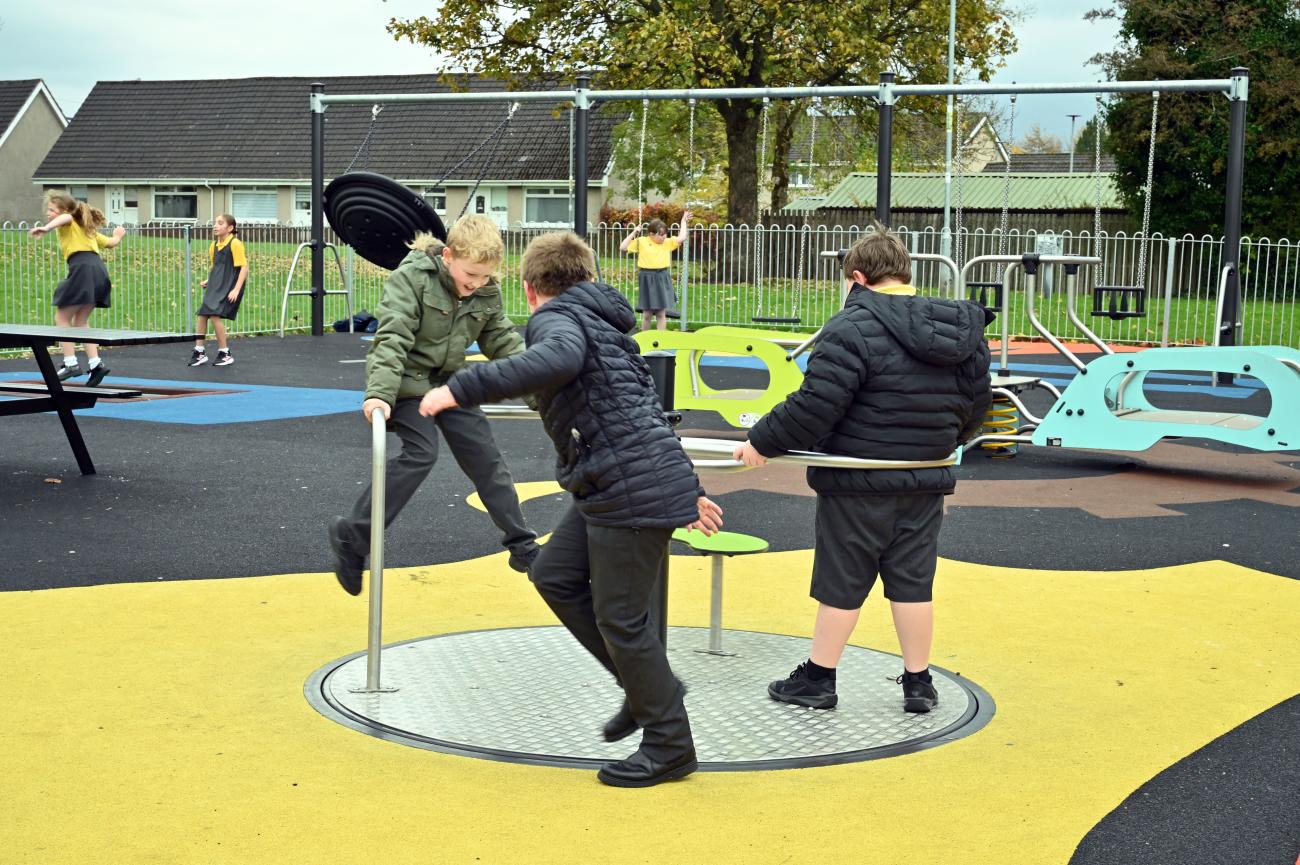 Roman Road Motherwell Play Park Opening