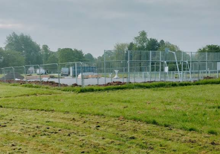 empty grass land space 