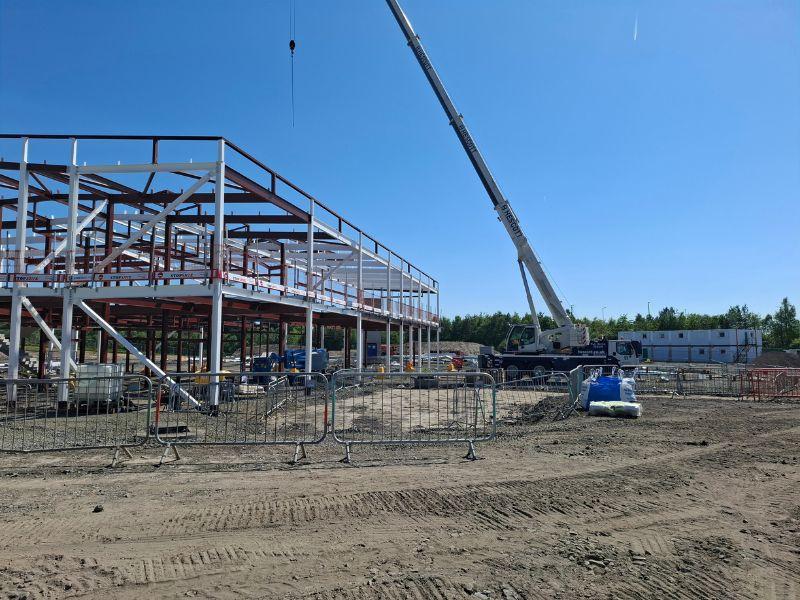 Gartcosh Community Hub progress May 2025 image02