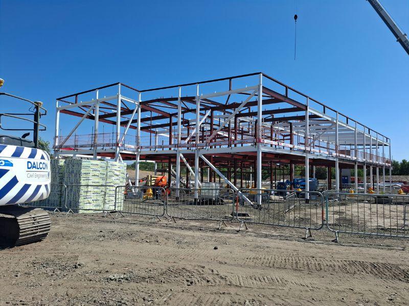 Gartcosh Community Hub progress May 2025 image03