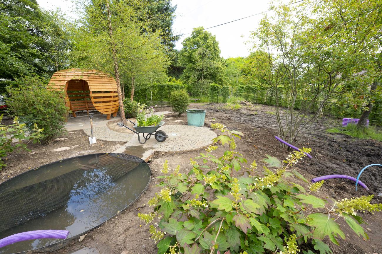 Down Syndrome Scotland garden work started June 2025