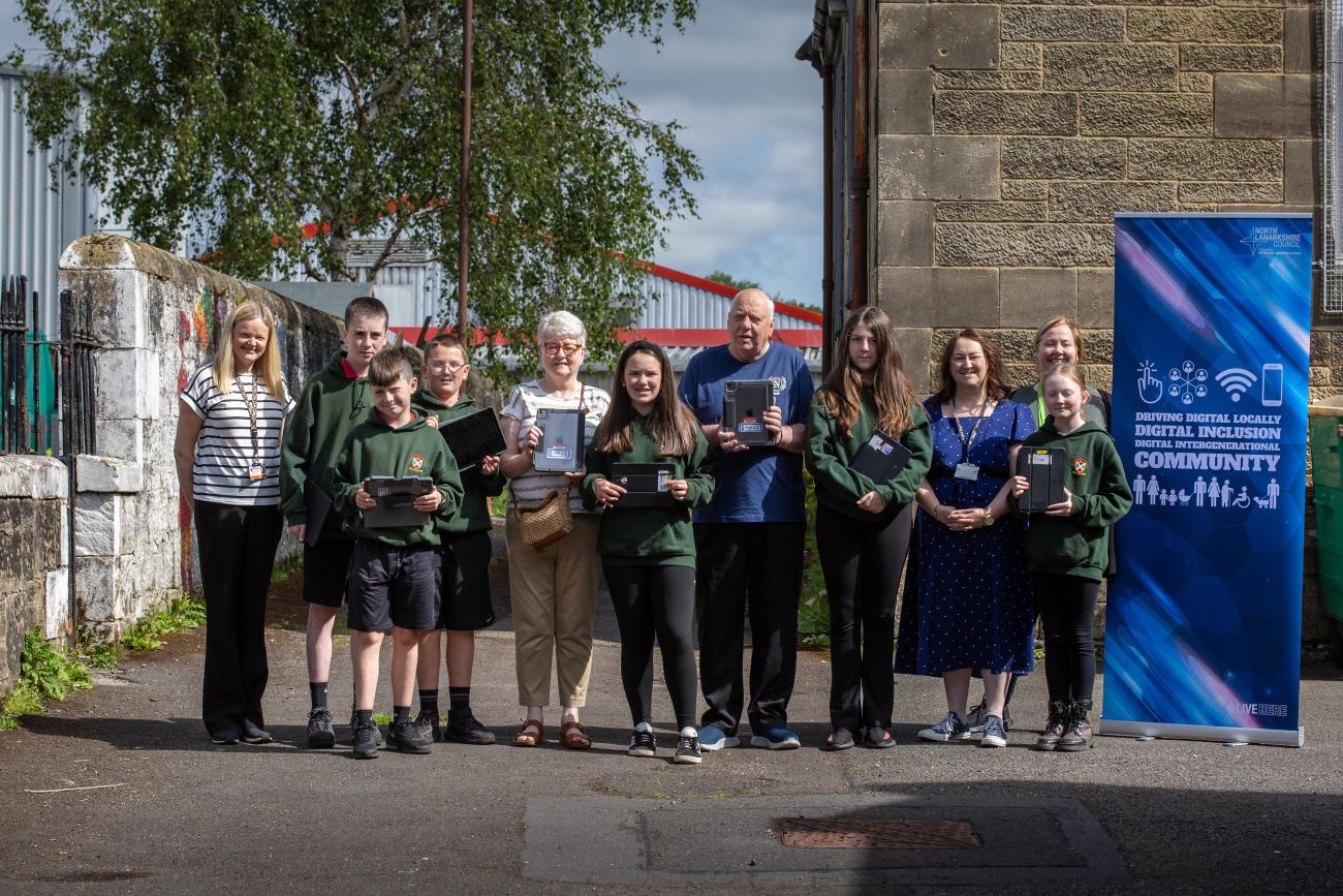 Intergenerational digital project Shotts