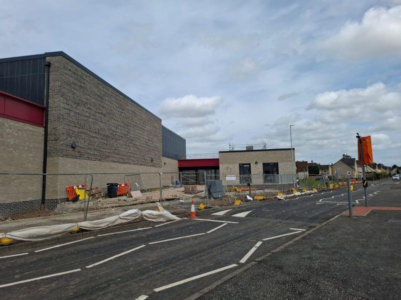 Orbiston Community Hub external progress August 2025
