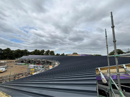St Kevins Community Hub roof image August 2025
