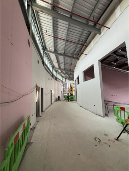 St Kevins Community Hub internal progress image2 August 2025
