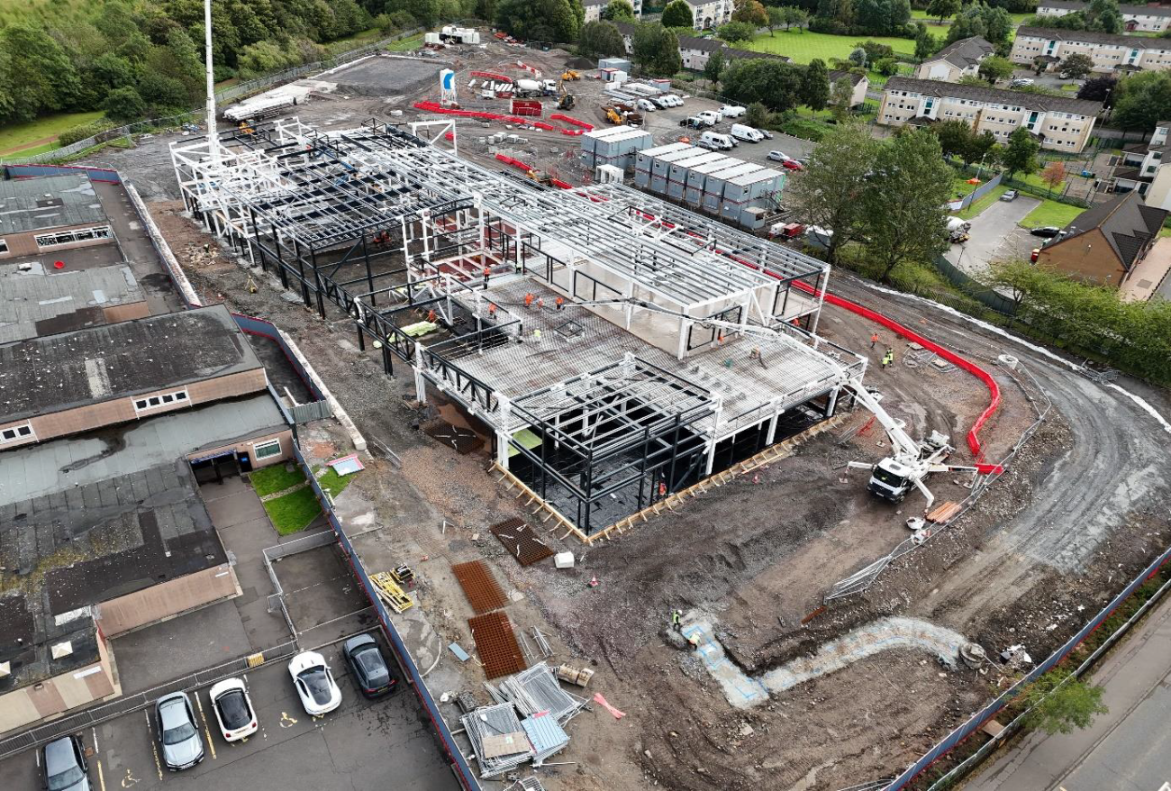 St Stephen's Community Hub progress of site September 2025