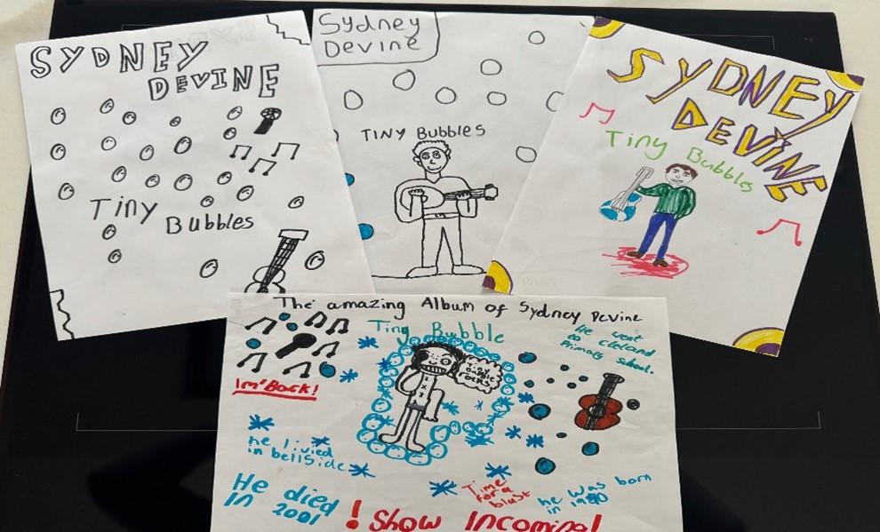 Childrens drawings for proposed project 