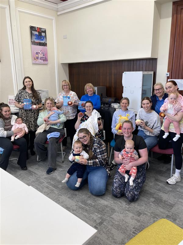 People posing for a group photo 