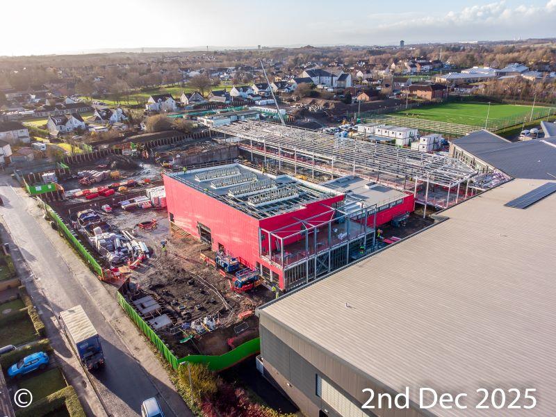 Chryston High School Extension Dec 2025 progress 2