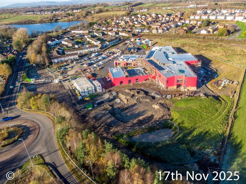 Gartcosh Community Hub Nov 2025 progress photo 2