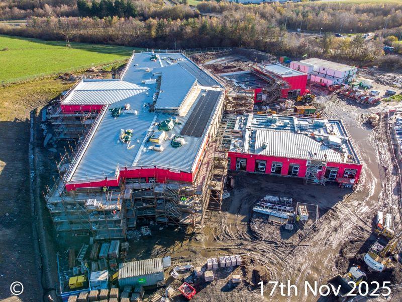 Gartcosh Community Hub Nov 2025 progress photo 4
