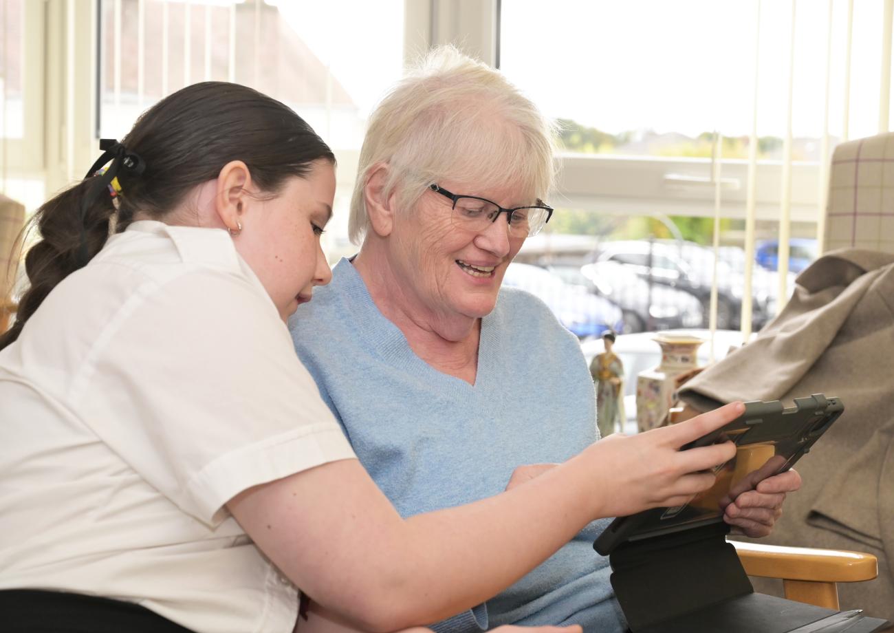 Intergeneration digital project Victoria Airdrie 6