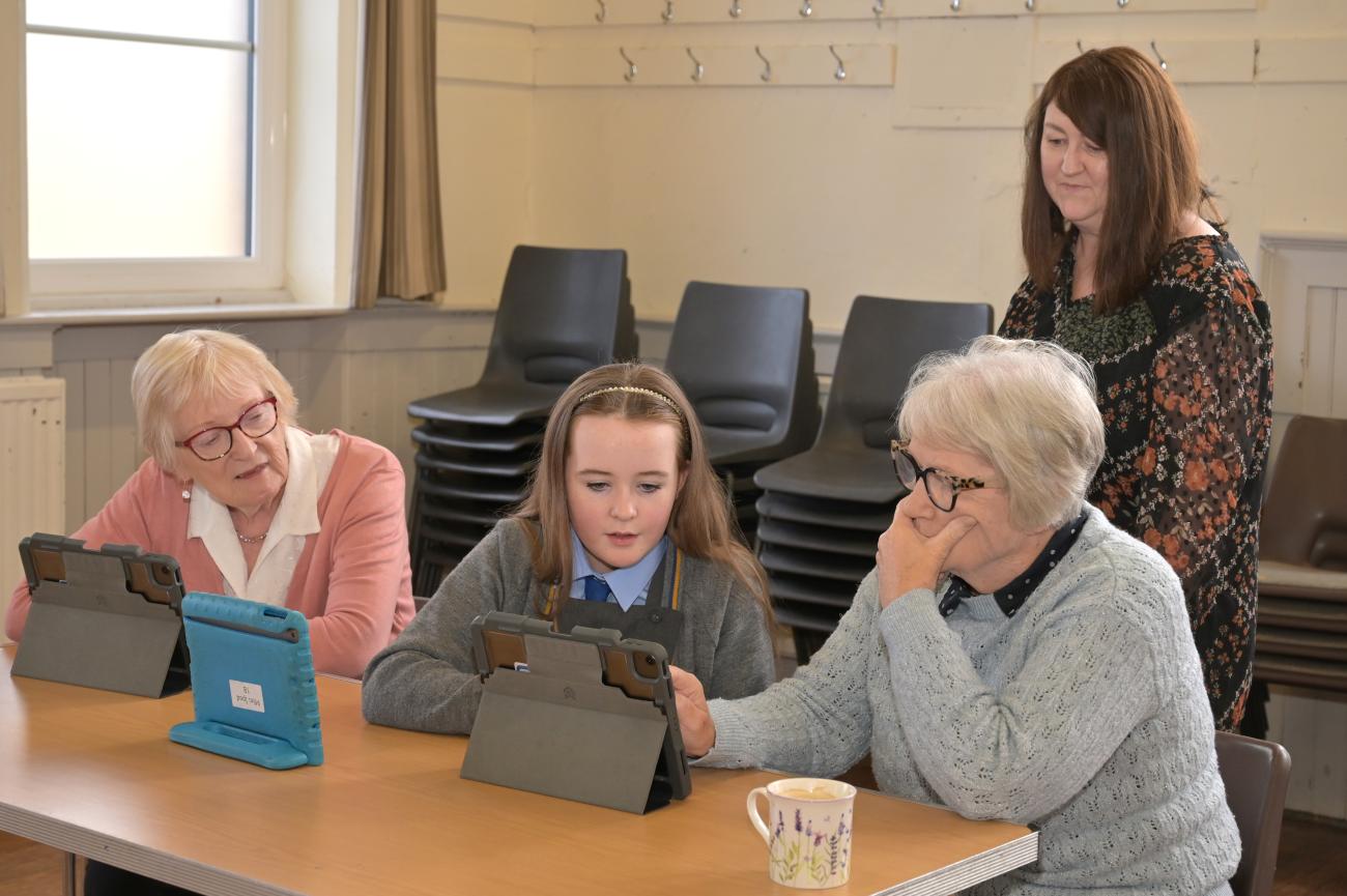 Intergeneration digital project Stepps Church Hall 3