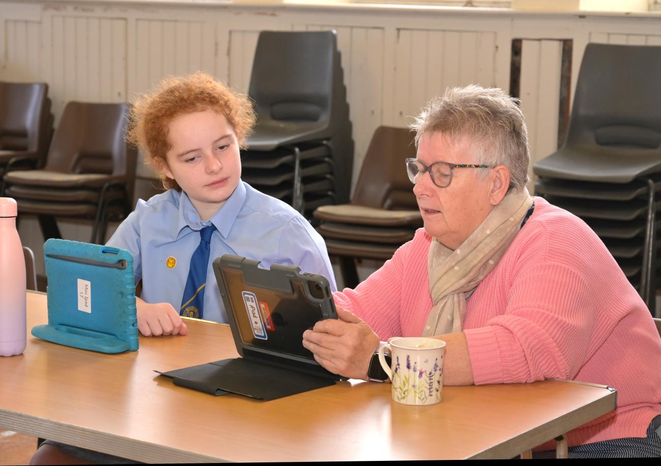 Intergeneration digital project Stepps Church Hall 4