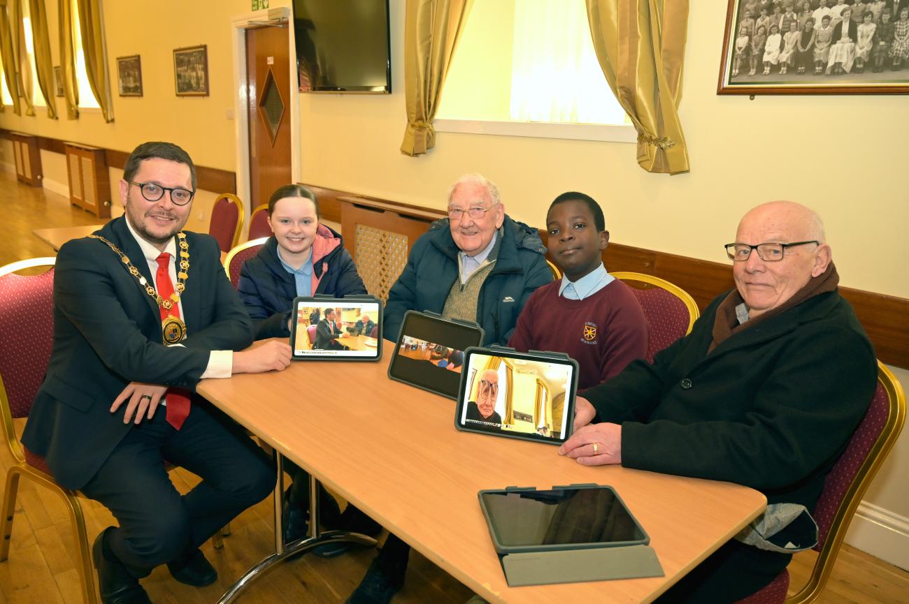 Intergenerational digital project Newmains 2