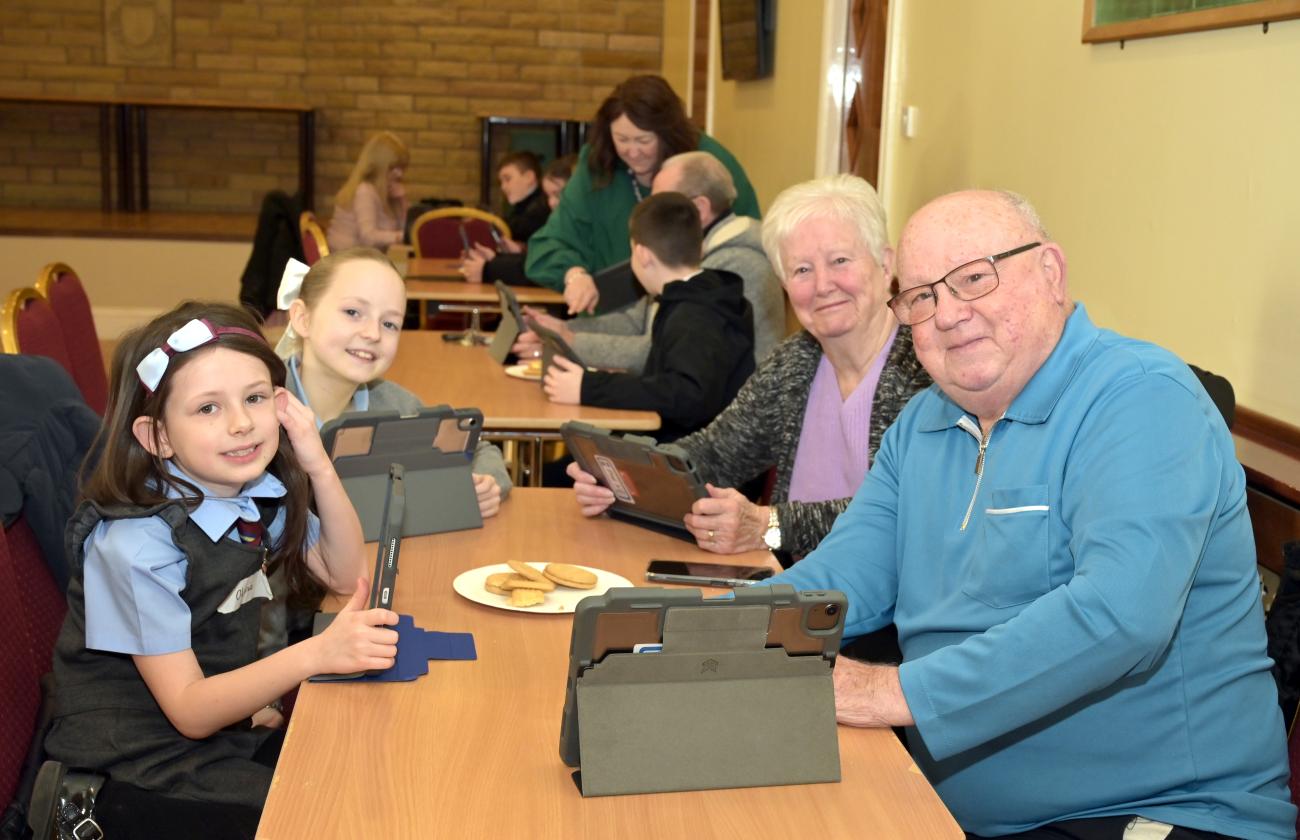 Intergenerational digital project Newmains 4