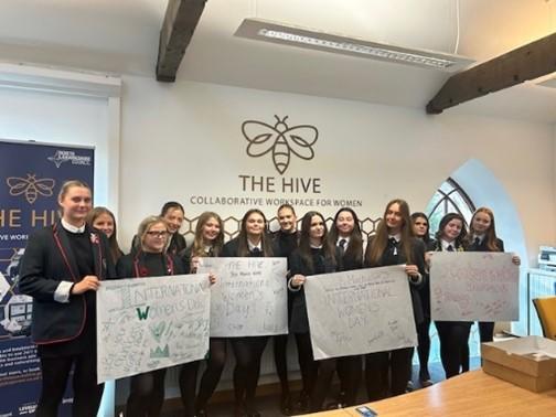 The Hive encouraging school pupils to become female entrepreneurs