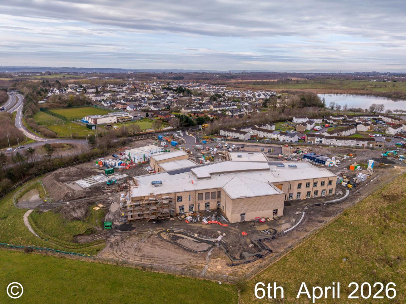 Gartcosh Community Hub April 2026 progress image 01