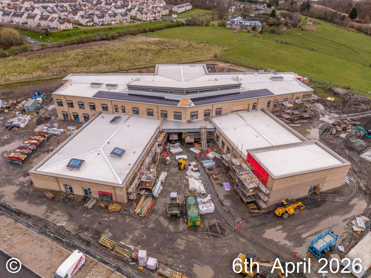 Gartcosh Community Hub April 2026 progress image 03