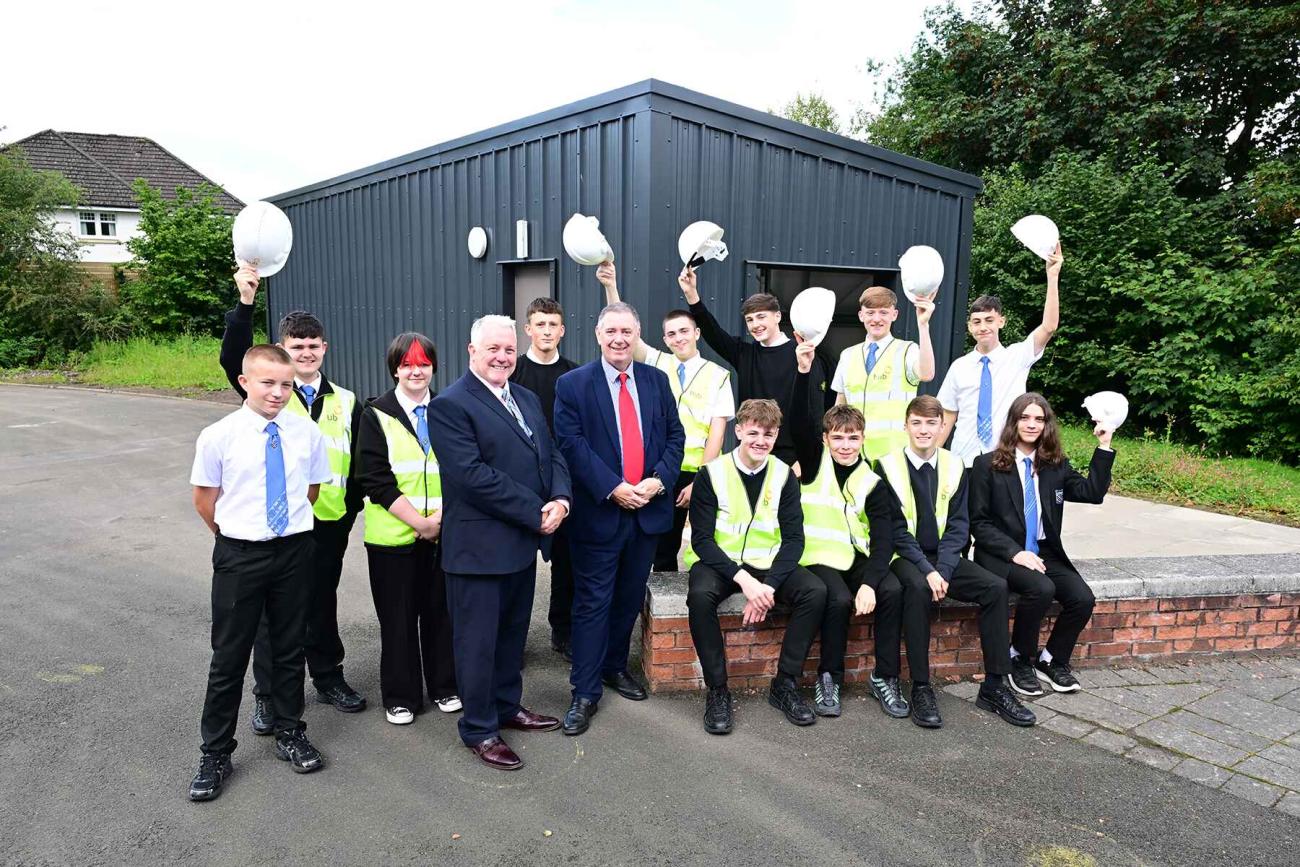 Chryston High School Construction Shed image2