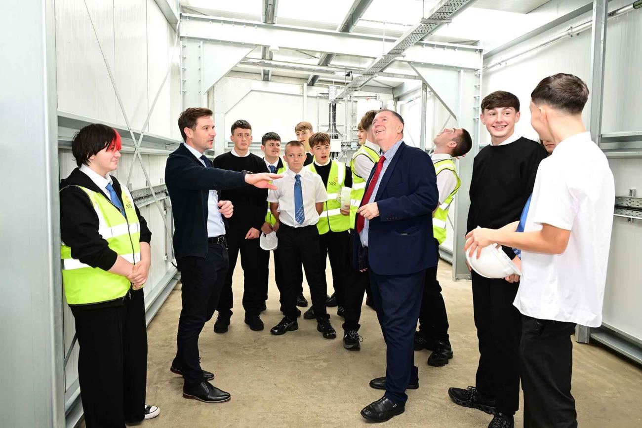 Chryston High School Construction shed image4