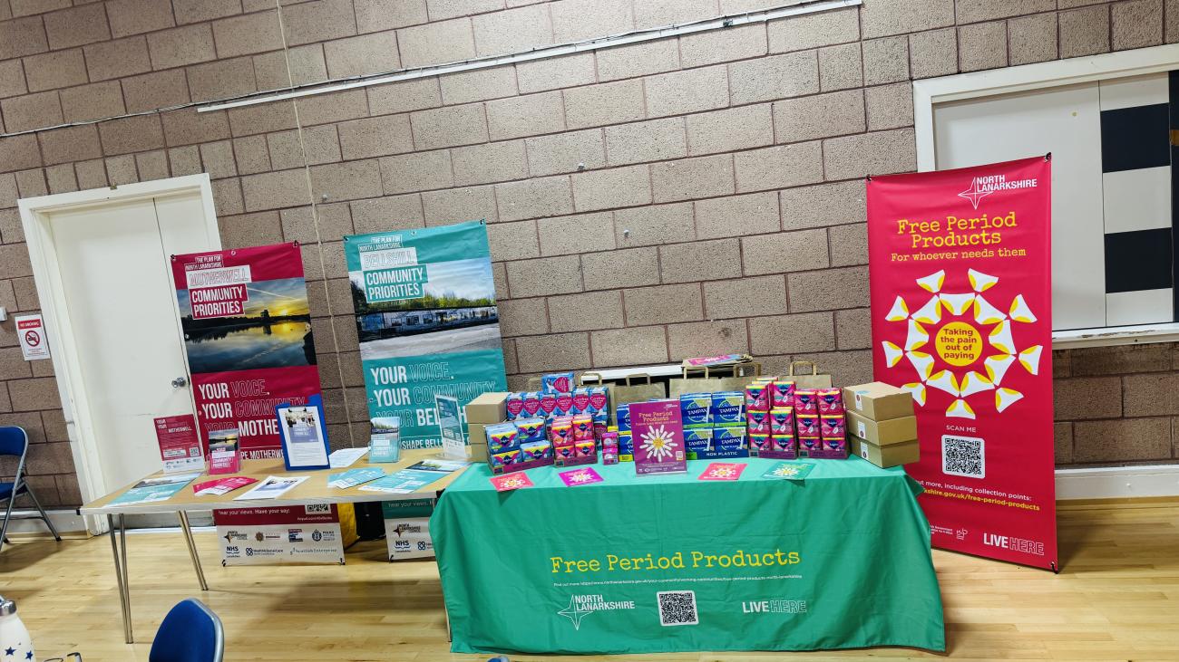 Image of Housing Event Support in Bellshill Cultural Centre 