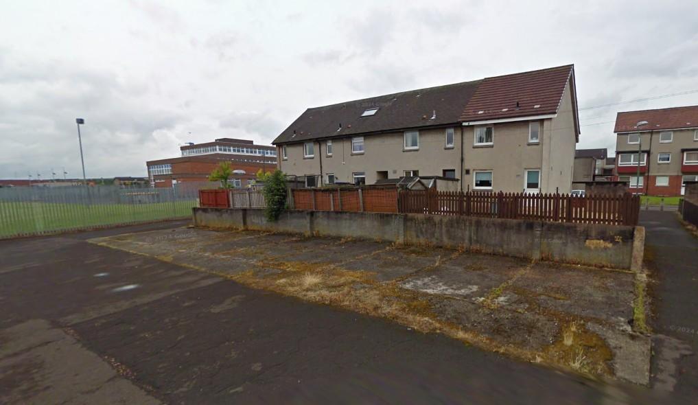disused area in housing estate